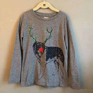 JCREW Rudolph the Dog long sleeve